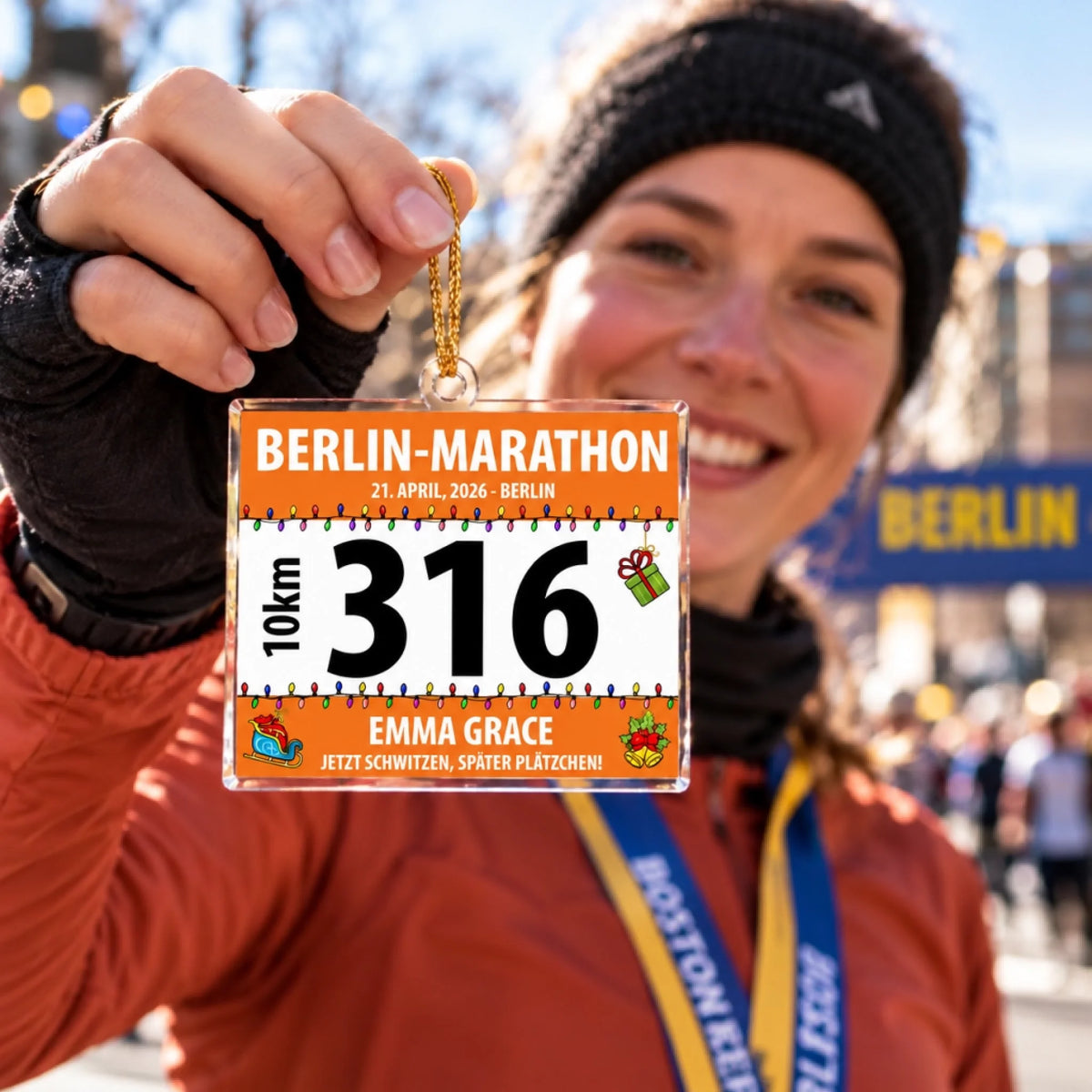 Huy chương Berlin-Marathon của Emma Grace
