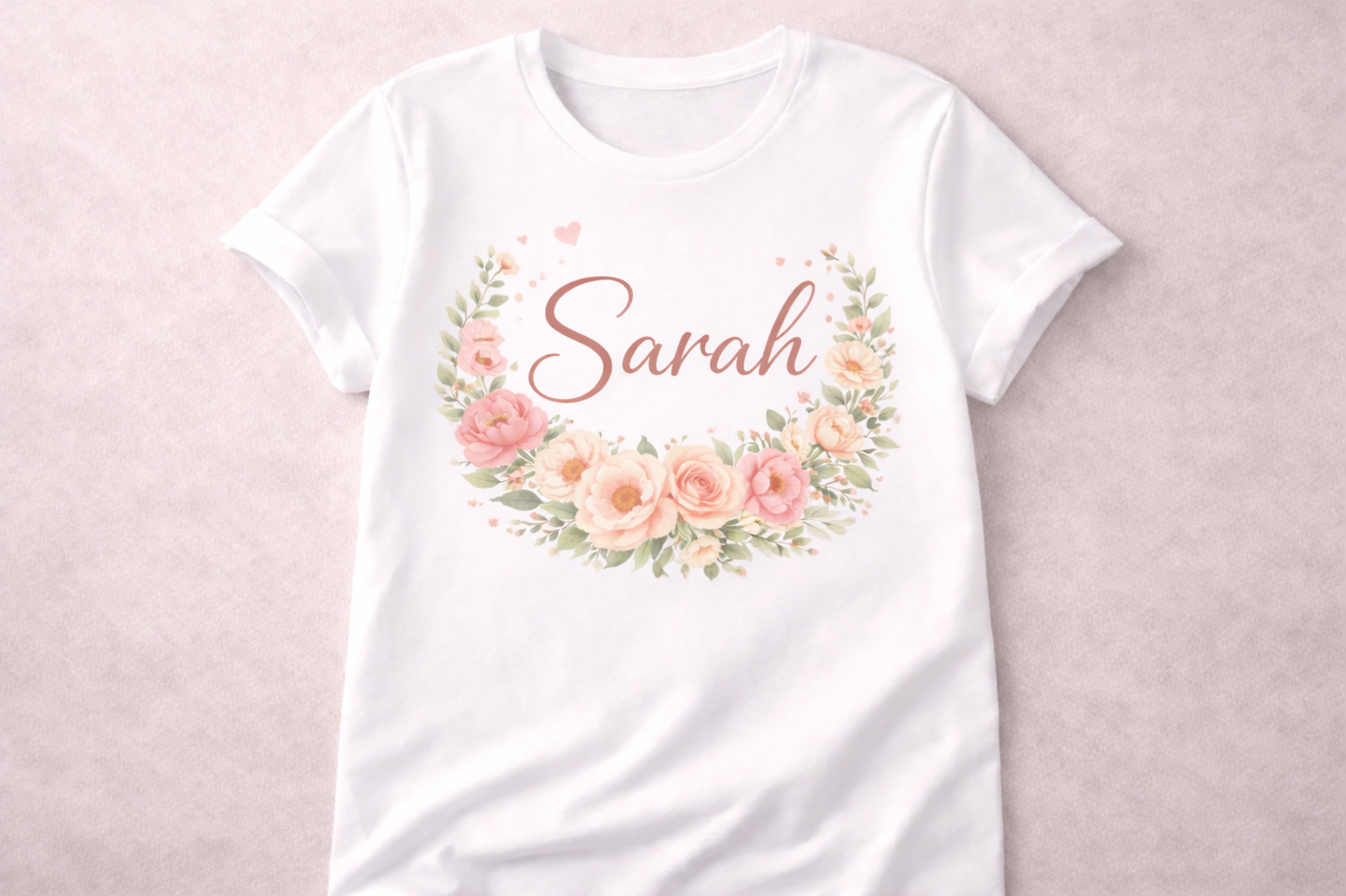 Personalisiertes T-Shirt mit Namen